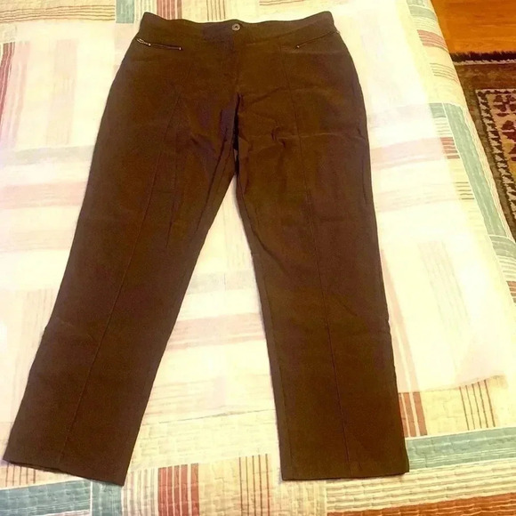 Elastic fabric( 76%rayon & 20%nylon) Chocolate colour  denim jeans for ladies - Picture 1 of 11